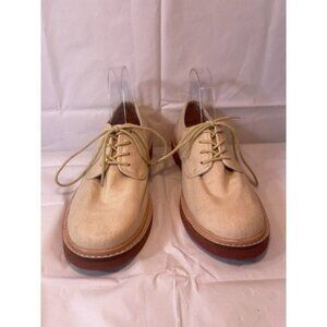 FOSSIL Linen leather lace up shoes size 7 mens